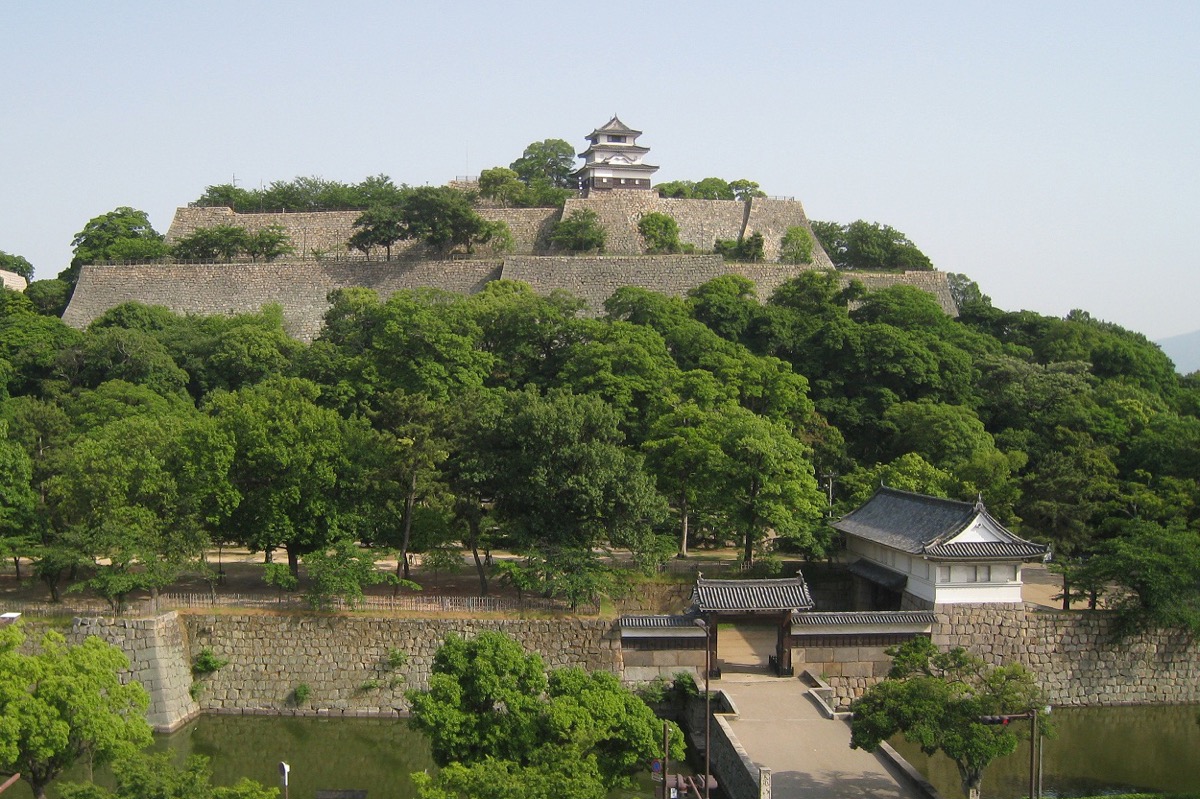 写真07：北側の高石垣