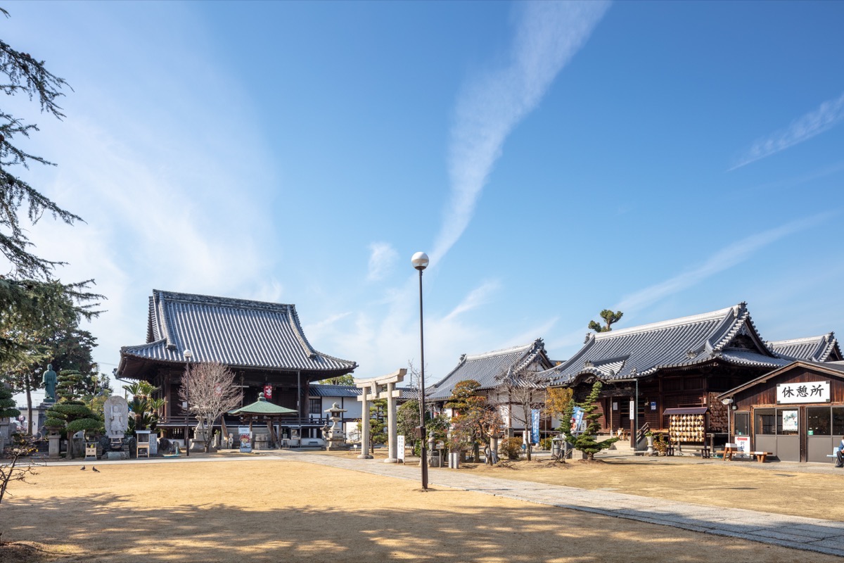 写真10：大師堂、観音堂、訶梨帝堂