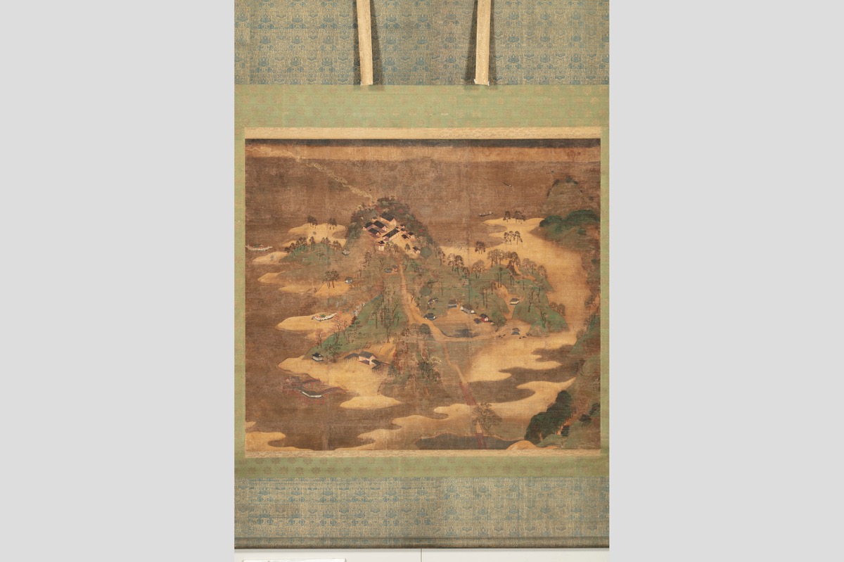 絹本著色琴弾宮絵縁起
